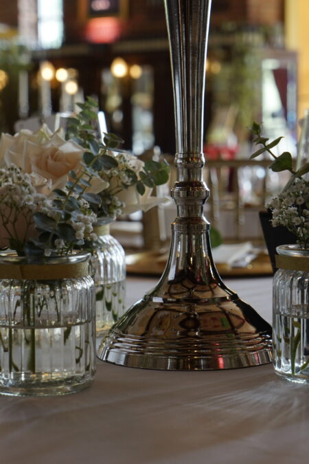 Zylindervase geriffelt - XS