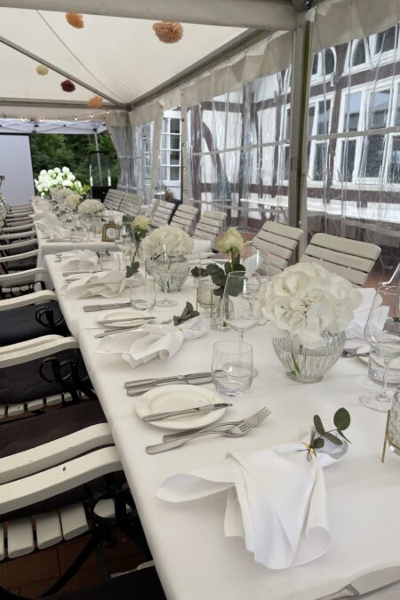 Vintage-Vase geriffelt rund (groß)