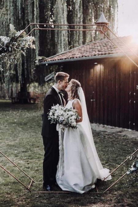 Traubogen Kupfer geometrisch