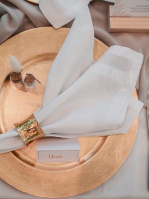 Platzteller gold (Kunststoff)