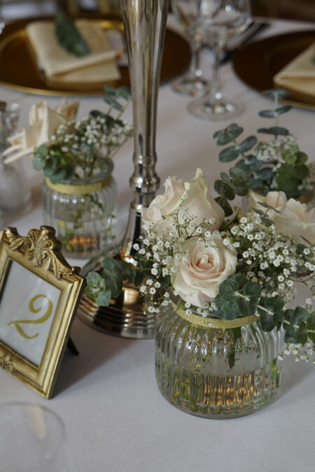 Zylindervase geriffelt - S