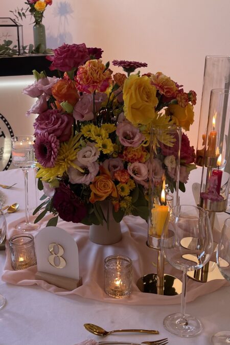 Teelichthalter Glas Fleur-de-Lis