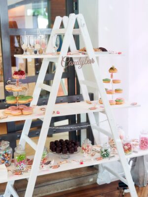 Candybar-Leiter weiß