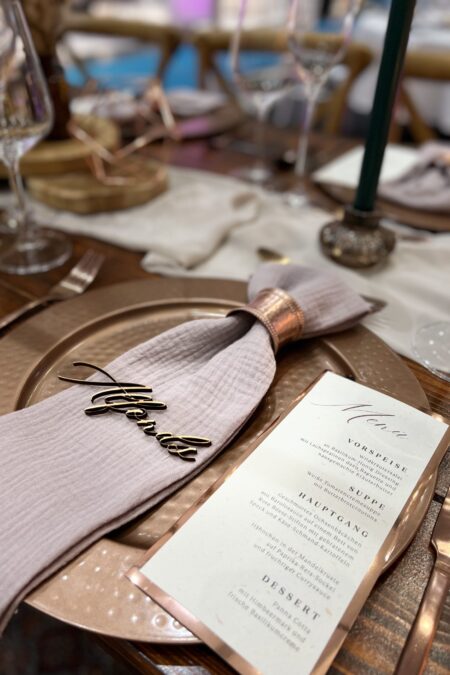 Musselin-Serviette pastell-lila