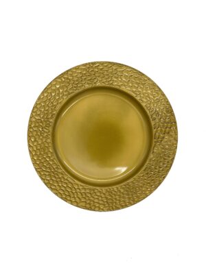 Platzteller gold gemustert