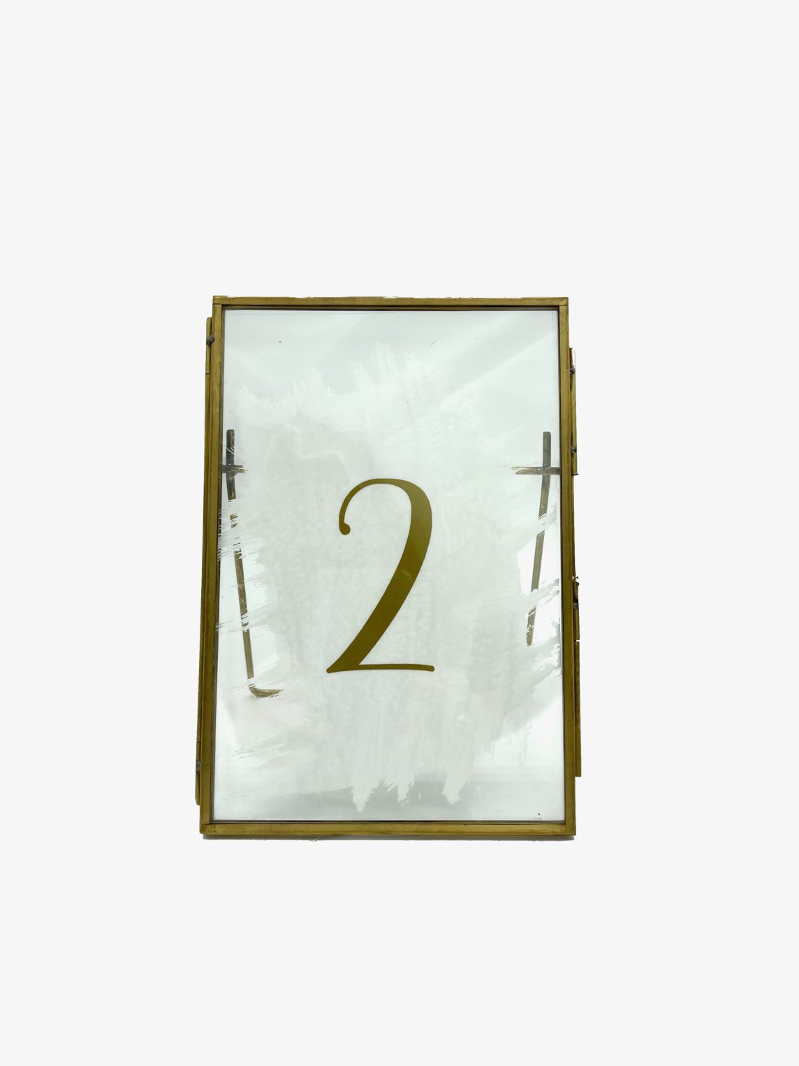 20 Goldene Tischnummern (7x12 Cm) – Transparente Tafeln Mit Zahlen 1-20 Für Hochzeit, Geburtstag & Events