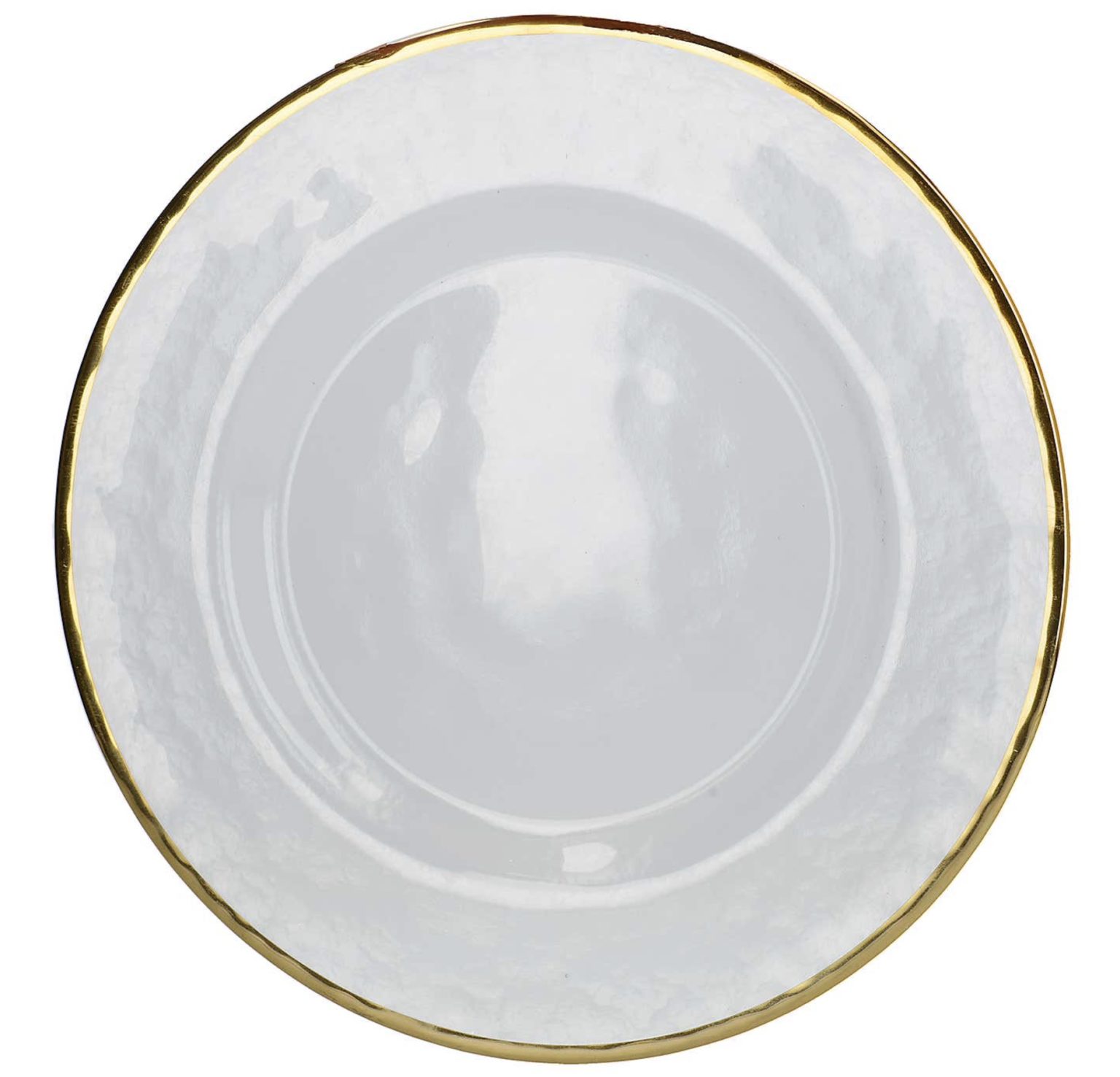Glasteller Mit Goldrand