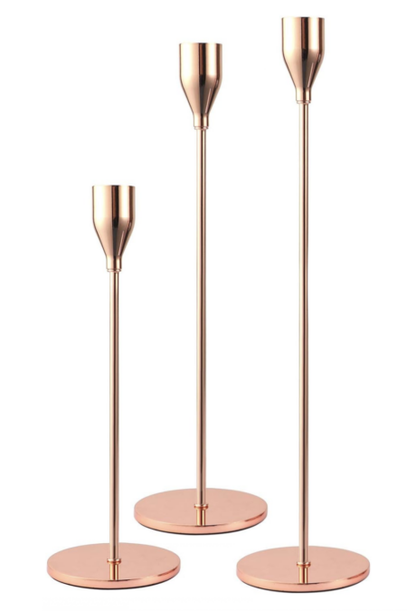 Stabkerzenhalter kupfer 3er-Set