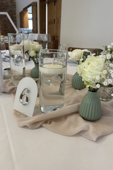 Keramikvase hellgrün matt