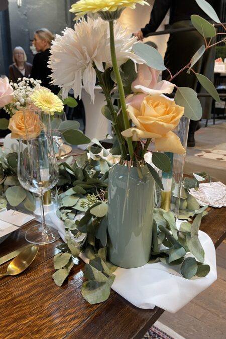 Vase grün-gold 3er-Set