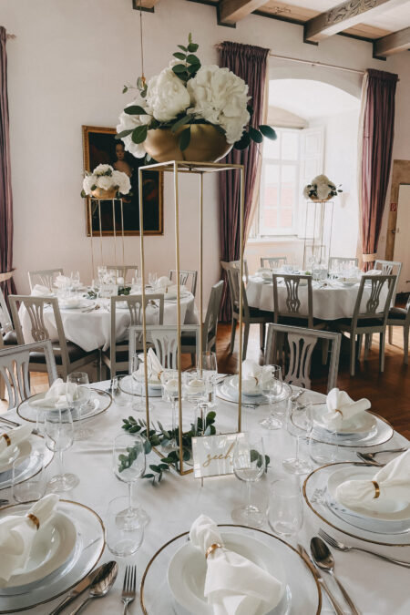 Serviettenring gold matt